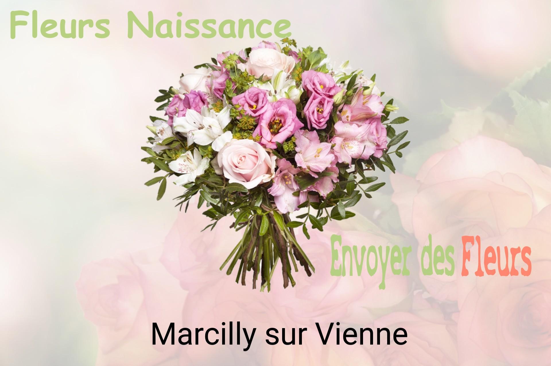 Bouquet de fleurs de naissance livré à Marcilly-sur-Vienne